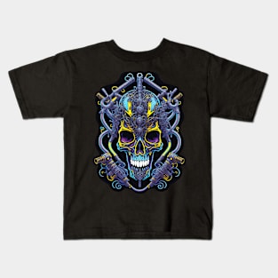 Cyborg Heads Kids T-Shirt